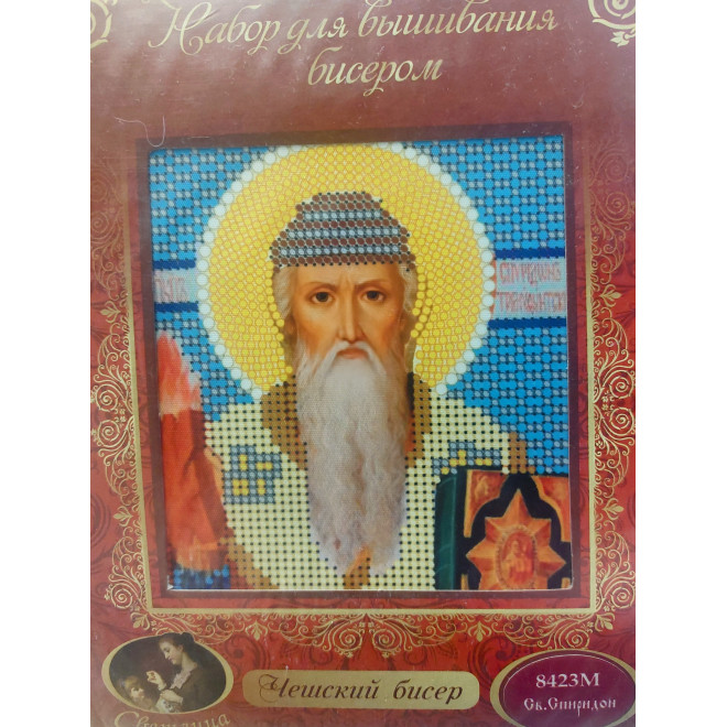 НАБОР ДЛЯ ВЫШИВАНИЯ БИСЕРОМ арт 8423 М "Св. Спиридон"