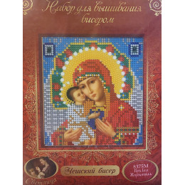 НАБОР ДЛЯ ВЫШИВАНИЯ БИСЕРОМ арт 8375 М "Прсв. Б-ца Жировицкая"