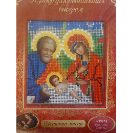 НАБОР ДЛЯ ВЫШИВАНИЯ БИСЕРОМ арт 8391 М "Рождество Христово"