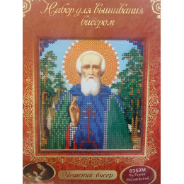 НАБОР ДЛЯ ВЫШИВАНИЯ БИСЕРОМ арт 8353 М "Св. Сергий Радонежский"