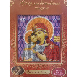 НАБОР ДЛЯ ВЫШИВАНИЯ БИСЕРОМ арт 8373 М "Прсв. Б-ца Владимирская"