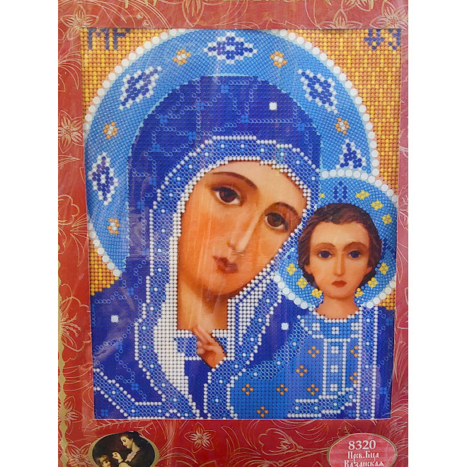 НАБОР ДЛЯ ВЫШИВАНИЯ БИСЕРОМ арт 8320 "Прс. Б-ца Казанская"