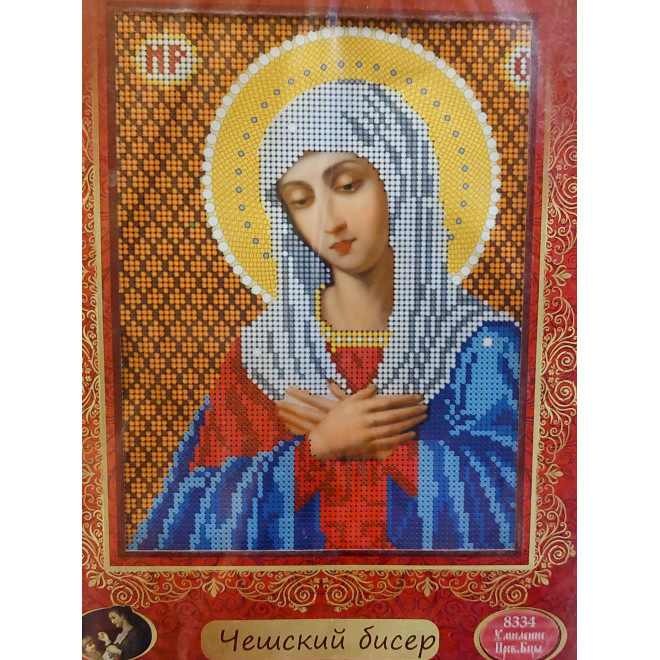 НАБОР ДЛЯ ВЫШИВАНИЯ БИСЕРОМ арт 8334 "Прс. Б-ца Умиление"
