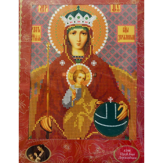 НАБОР ДЛЯ ВЫШИВАНИЯ БИСЕРОМ арт 8398 "Прс. Б-ца Державная"