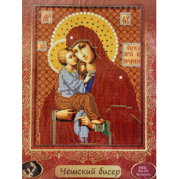 НАБОР ДЛЯ ВЫШИВАНИЯ БИСЕРОМ арт 8402 "Прс. Б-ца Почаевская"