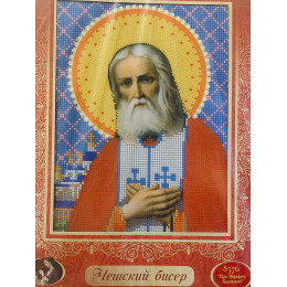 НАБОР ДЛЯ ВЫШИВАНИЯ БИСЕРОМ арт 8376 "Прп.Серафим Саровский"