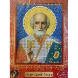 НАБОР ДЛЯ ВЫШИВАНИЯ БИСЕРОМ арт 8409 "Св. Николай Чудотворец"