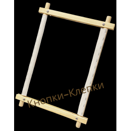Пяльцы-рамка прямоугольные для вышивания /дерево/ 28*35см