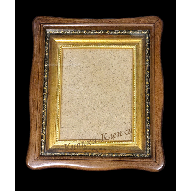 Киот для иконы (глухой) 12.5*16.5 см (массив дуба)