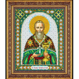 НАБОР ДЛЯ ВЫШИВАНИЯ БИСЕРОМ арт Б-1057 Св.Иоанн Кронштадский