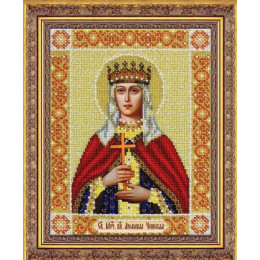 НАБОР ДЛЯ ВЫШИВАНИЯ БИСЕРОМ арт Б-1038 Св.Мч. Кн. Людмила Чешская