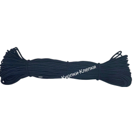 резинка шляпная 2мм (25 м) черная