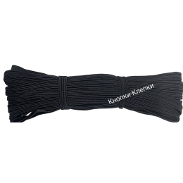 Резинка эластичная 10мм (уп 20шт -по 5м) черная