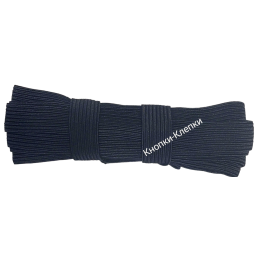 Резинка эластичная 15мм (уп 20шт -по 3м) черная