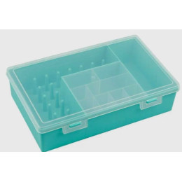 Шкатулка для ниток и швейной фурнитуры (бирюзовый)