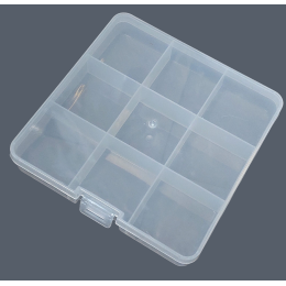 Органайзер для бисера / украшений (цвет прозрачный) - 9 секций