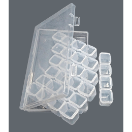 Органайзер с пеналами для бисера (28 ячеек)