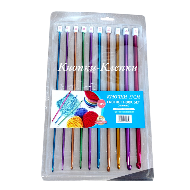 Набор тунисских крючков (10шт) 2,5 -3,0 -3,5 -4,0 -4,5 -5,0 -5,5 -6,0 -7,0 -8,0 Набор тунисских крючков (10шт) 2,5 -3,0 -3,5 -4,0 -4,5 -5,0 -5,5 -6,0 -7,0 -8,0